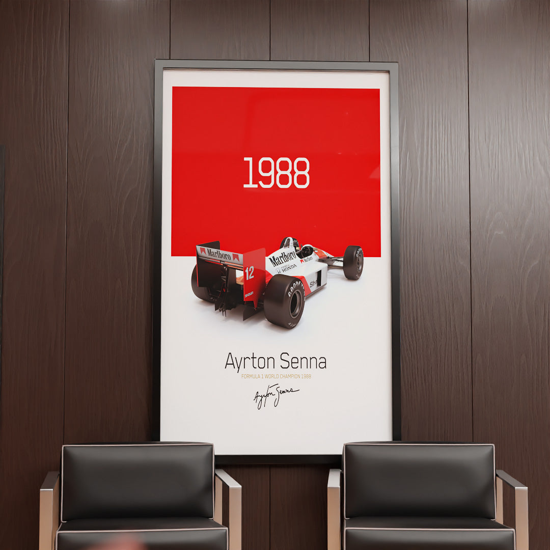 Senna McLaren 1988 V2433 Canvas