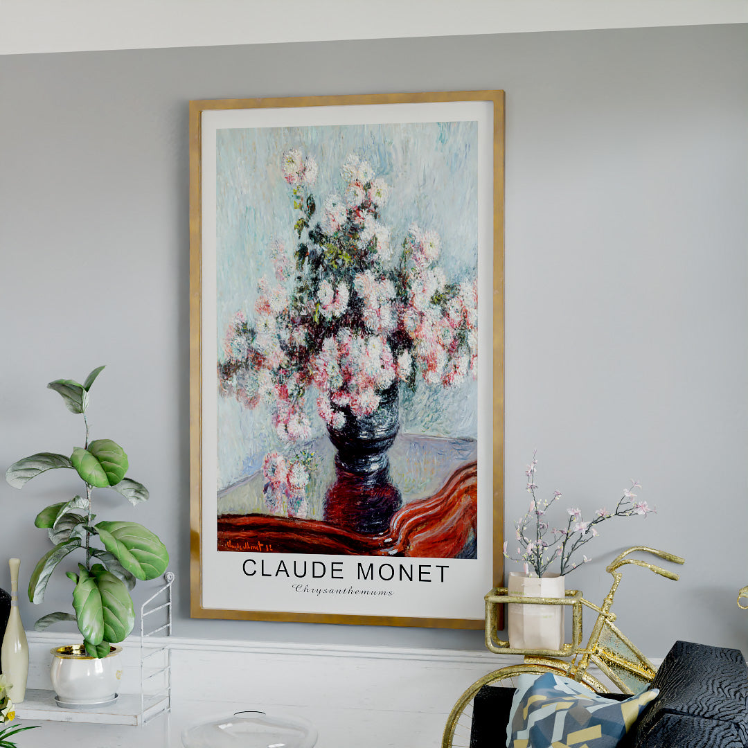 Claude Monet Chrysanthemums V2466 Canvas