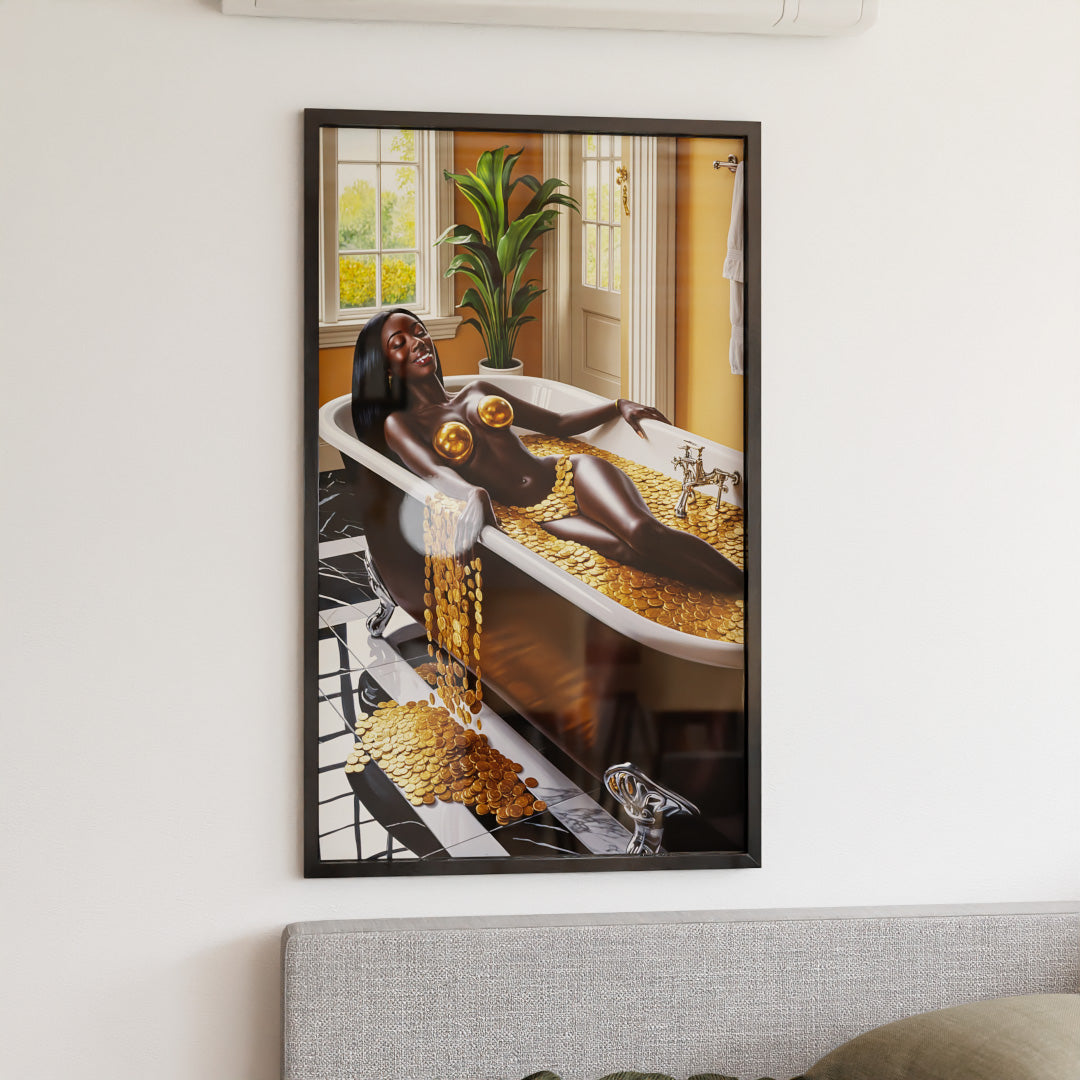 Lady of Gold V2474 Canvas