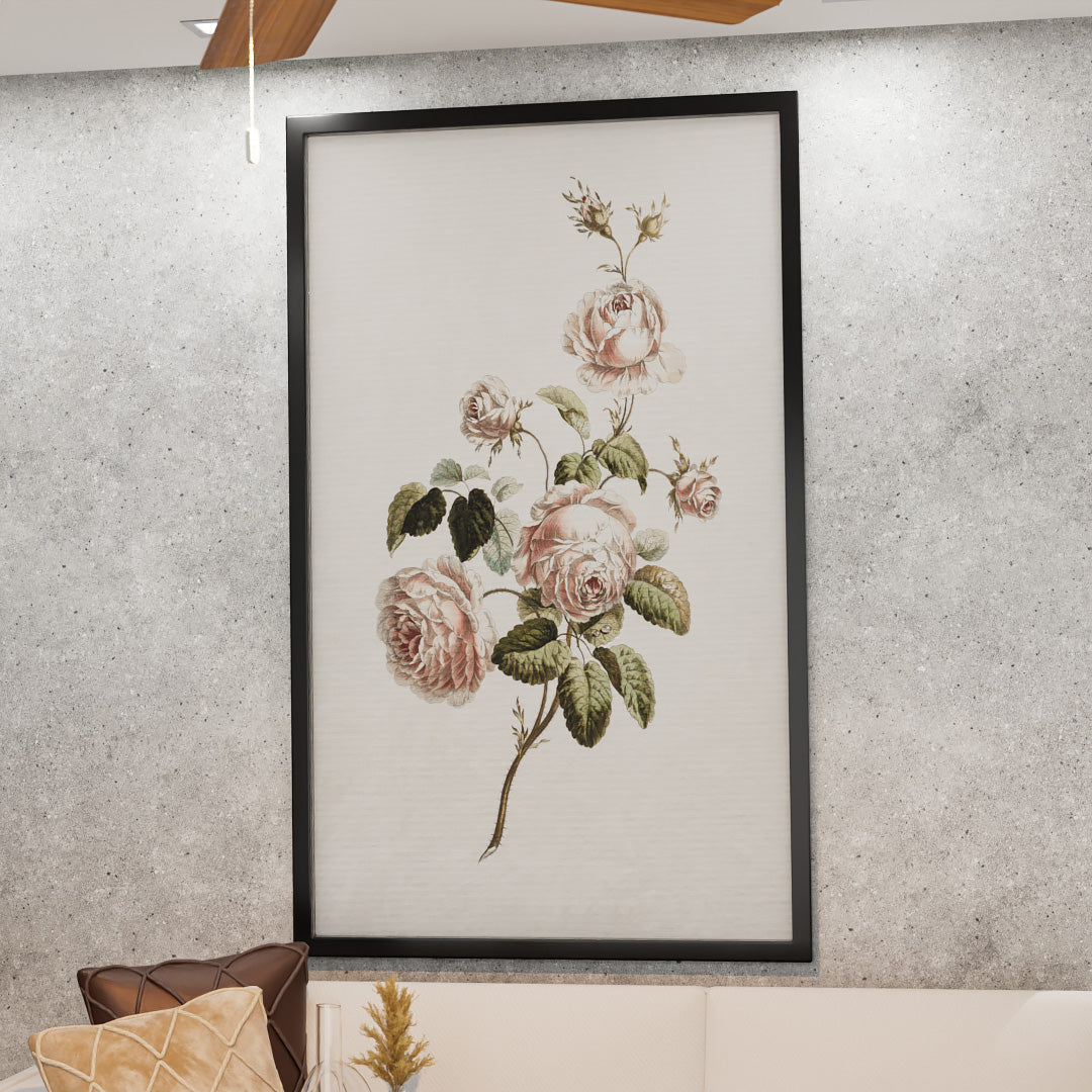 Vintage Floral V2491 Canvas