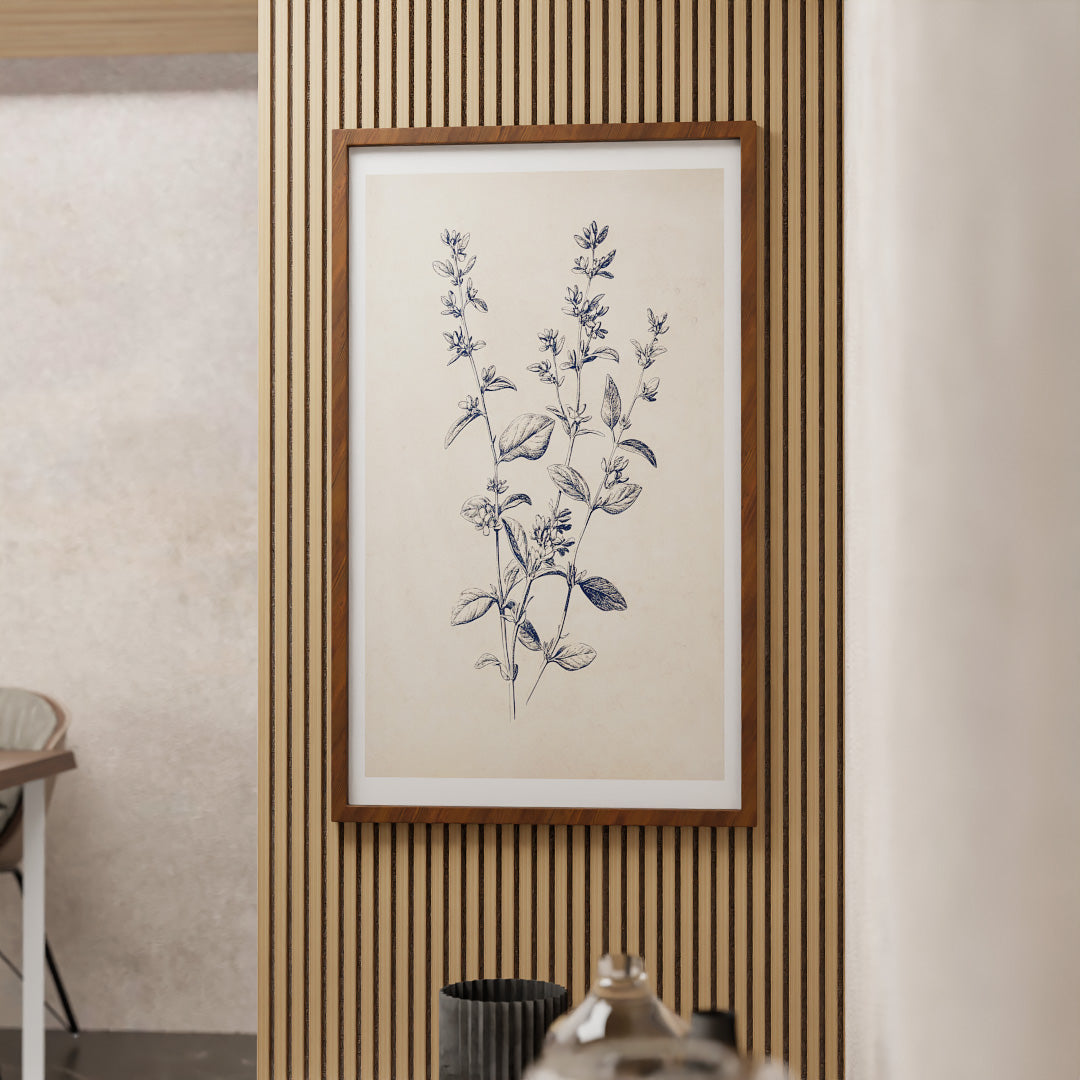 Floral Olive V2510 Canvas