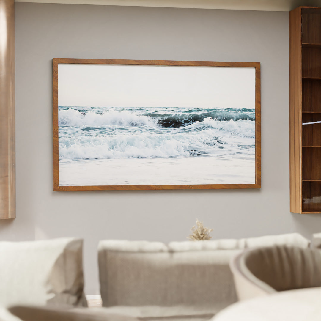 Waves V2499 Canvas