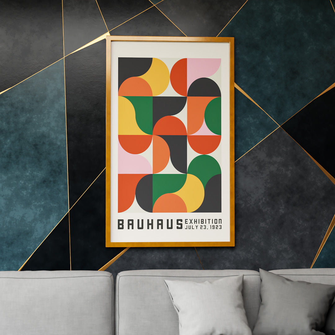 Bauhaus Patterns V446 Canvas