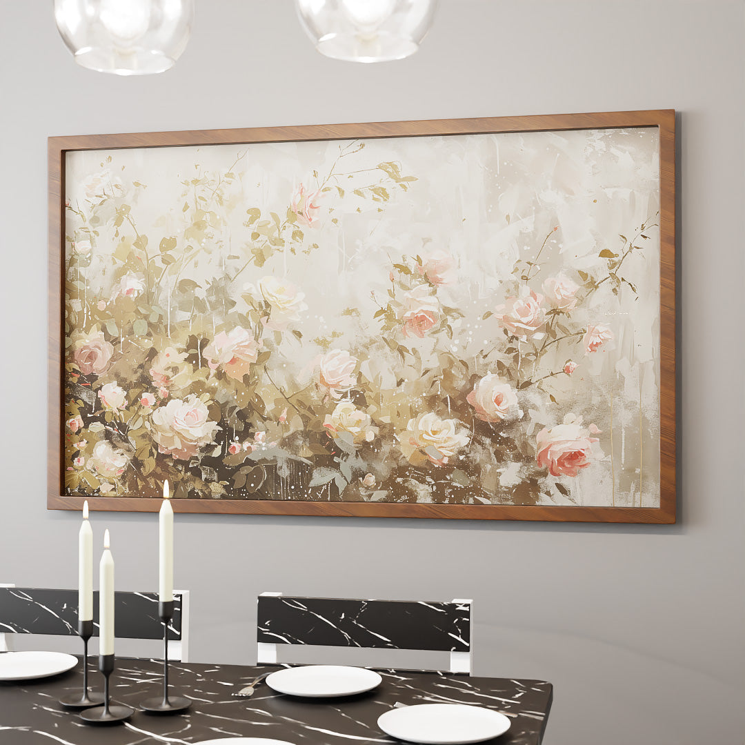 Vintage Floral Painting V2490 Canvas