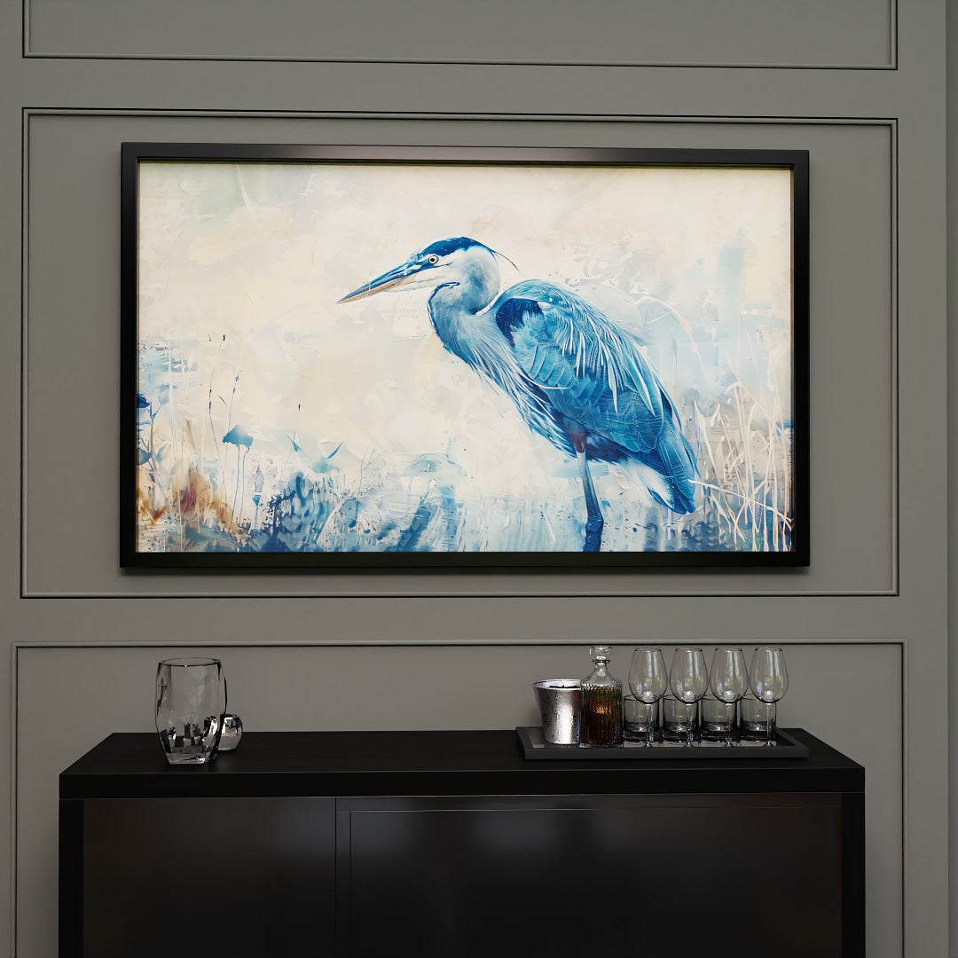 Heron Painting V2494 Canvas