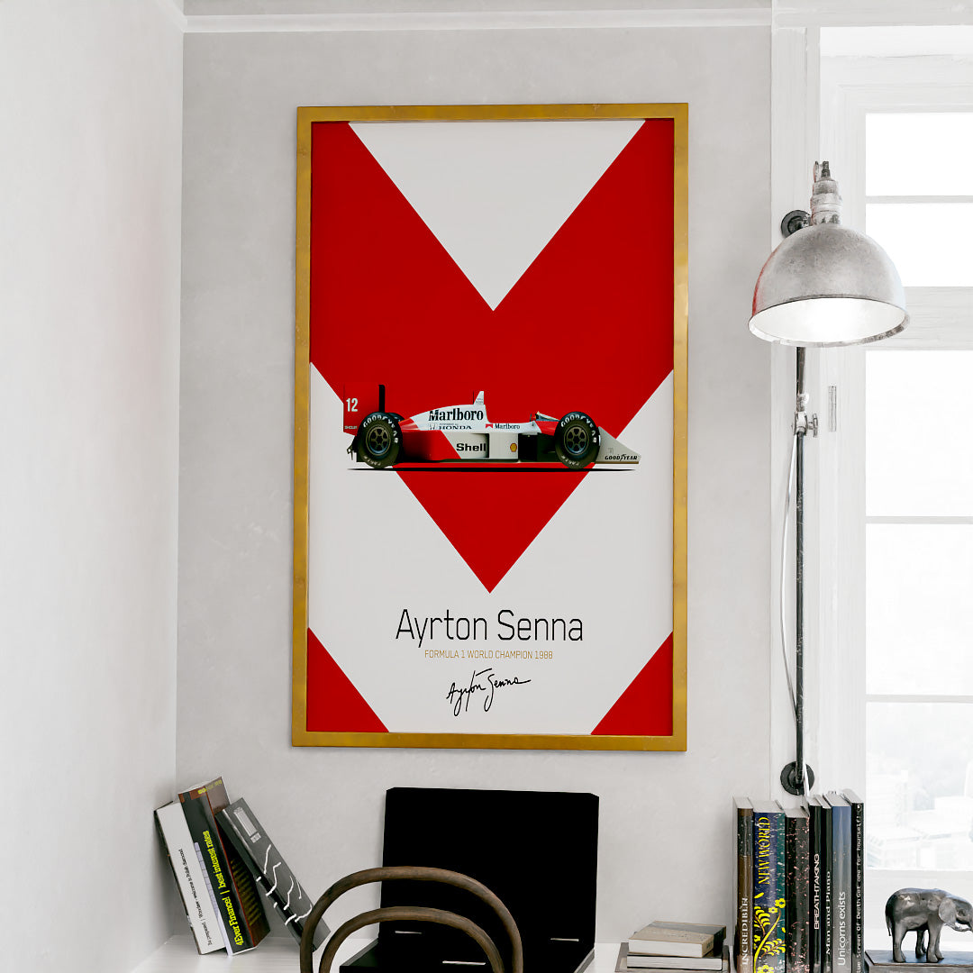 Senna McLaren V2 V2434 Canvas