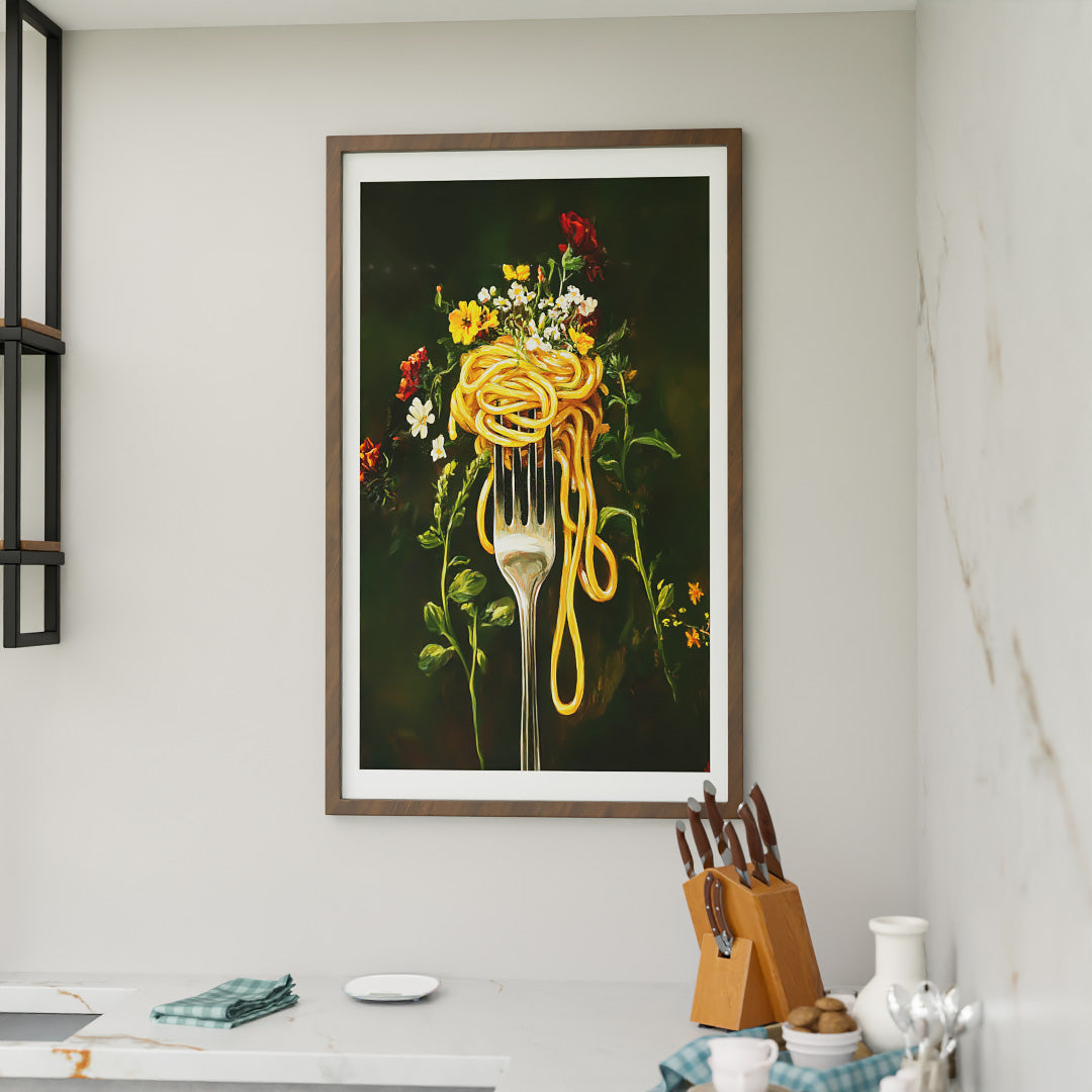 Spaghetti and Flavors V2496 Canvas