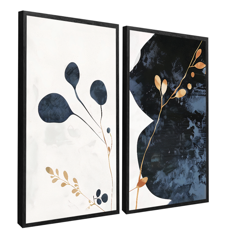 2 Pieces Night And Day Plants CANVAS V1393