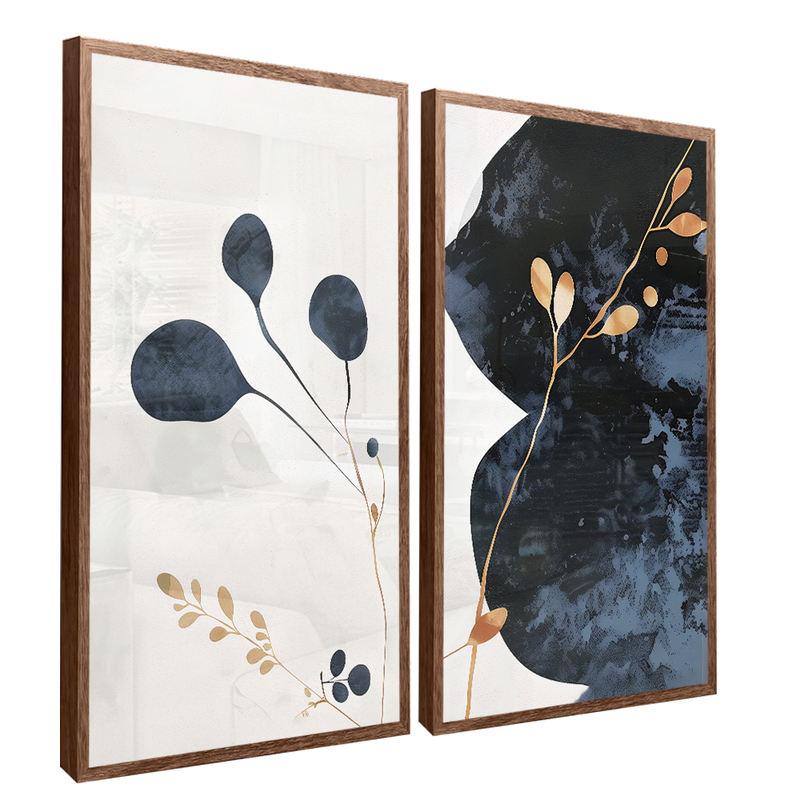 2 Pieces Night And Day Plants CANVAS V1393