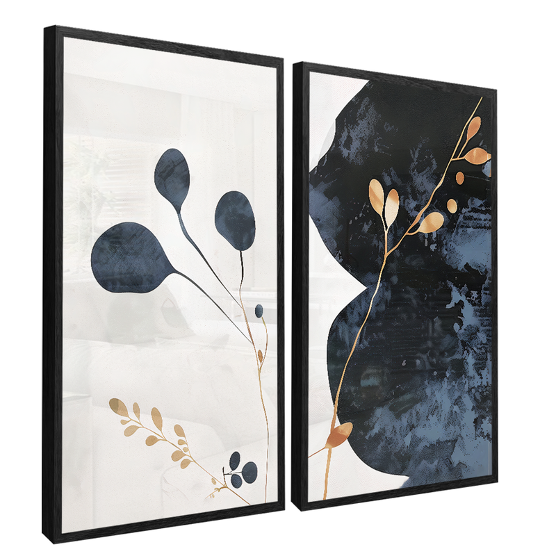 2 Pieces Night And Day Plants CANVAS V1393