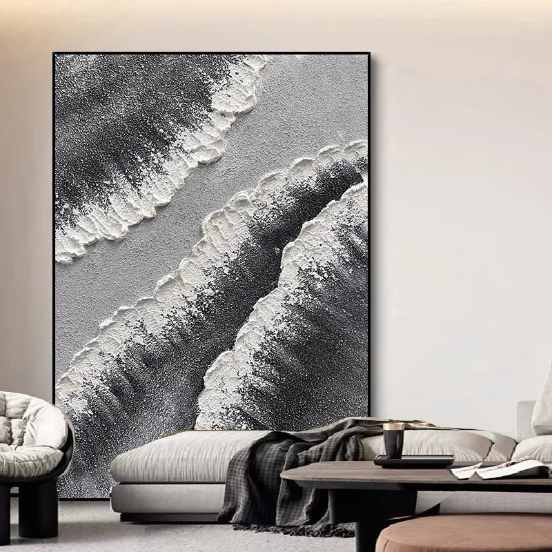 3D Beach Painting Canvas