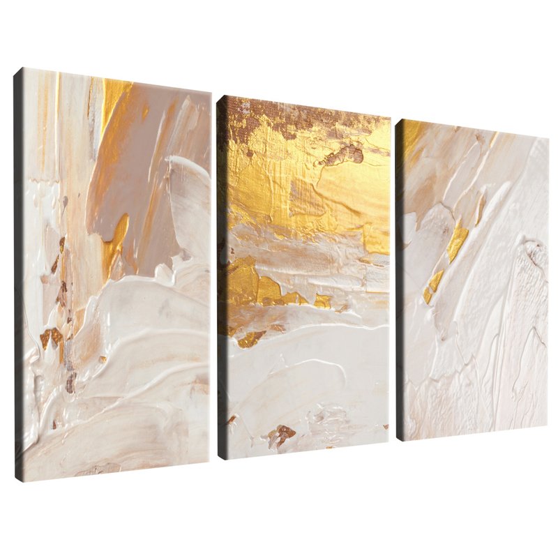 3 Pieces Abstract Luxury Folder V55 Canvas