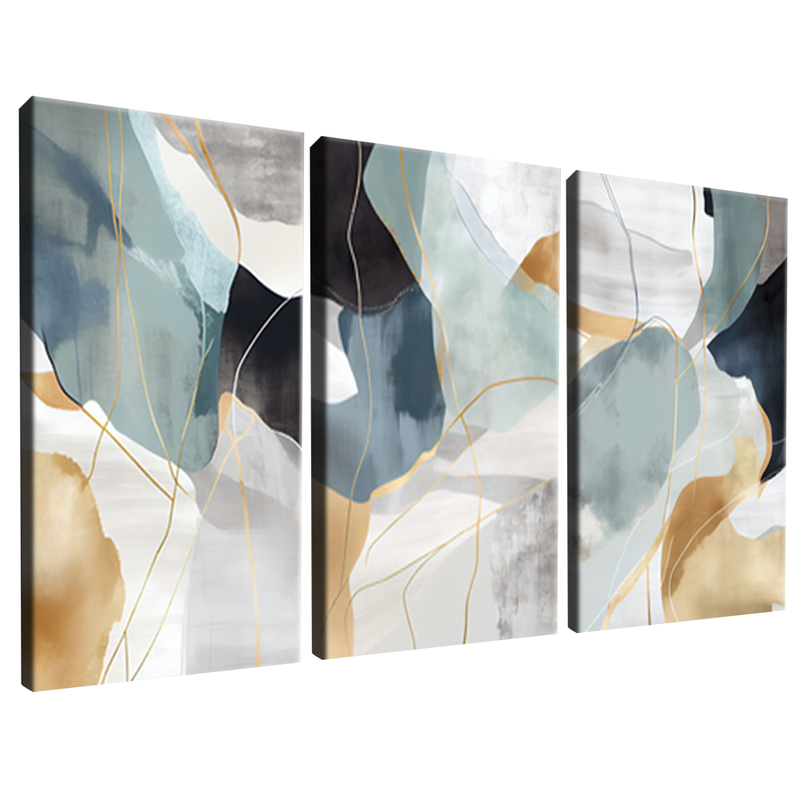 3 Pieces Abstract Marble V1379 Canvas