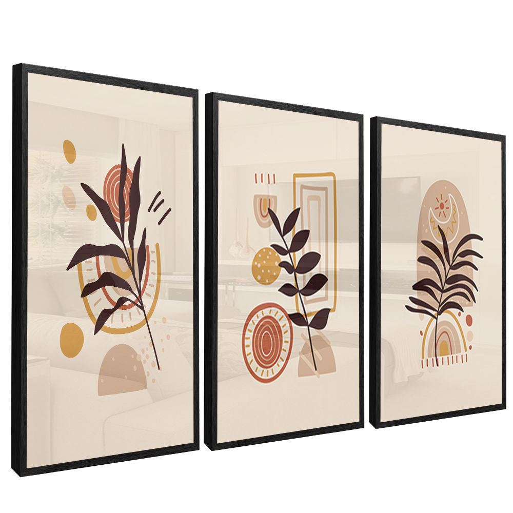 3 Pieces Minimalist Floral V1548 Canvas