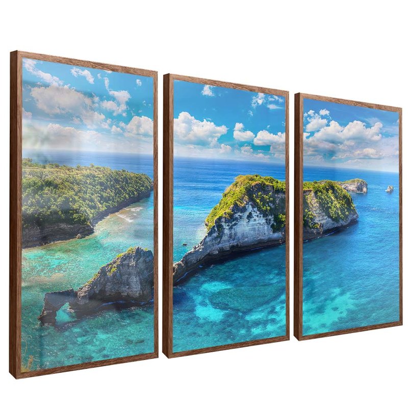 3 Pieces Natural Recanto V1663 Canvas