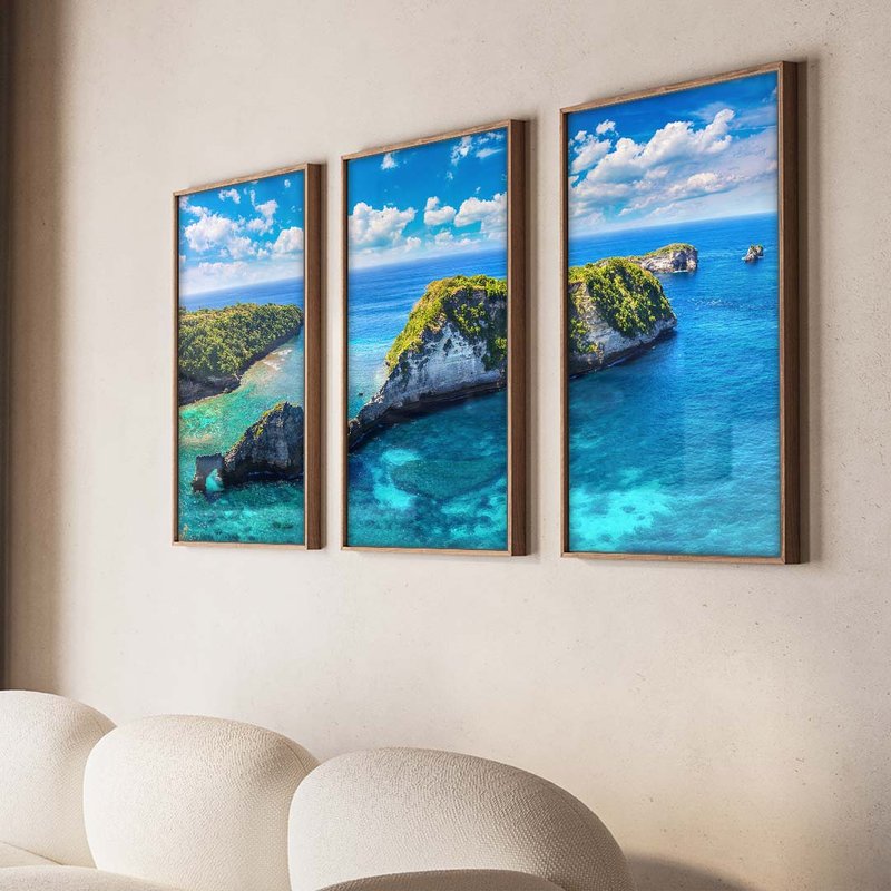 3 Pieces Natural Recanto V1663 Canvas