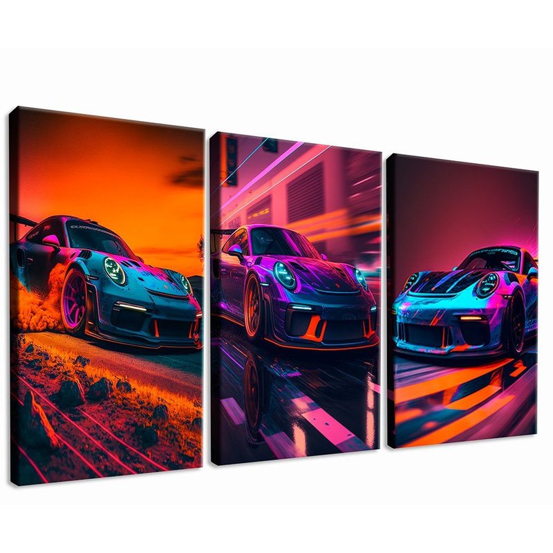 3 Pieces Porsche Kit Canvas