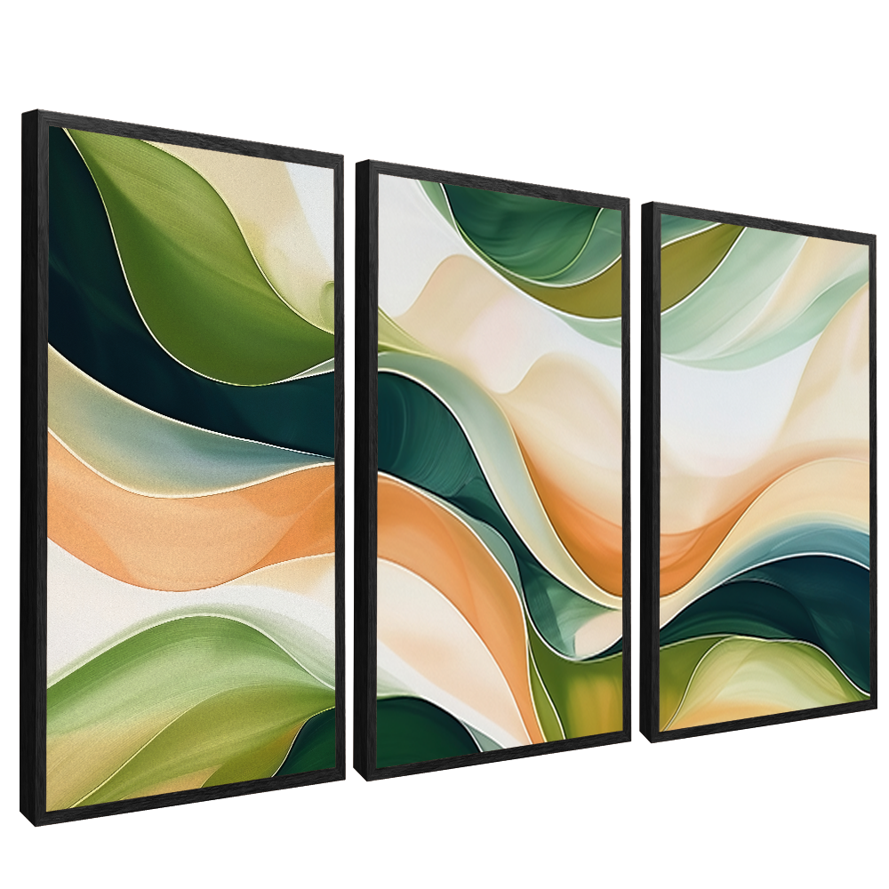 3 Pieces Tones and Colors V1501 Canvas