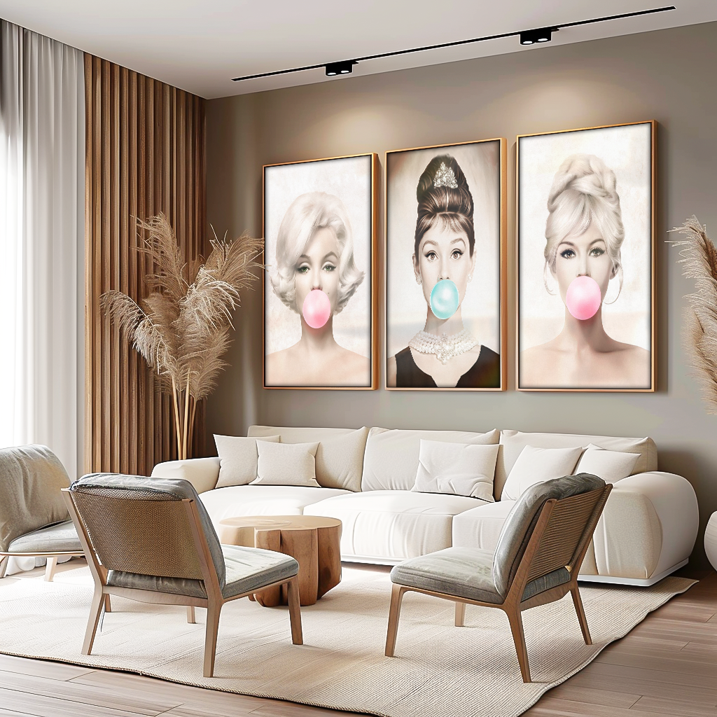 3 Pieces Women 40s V1477 Canvas