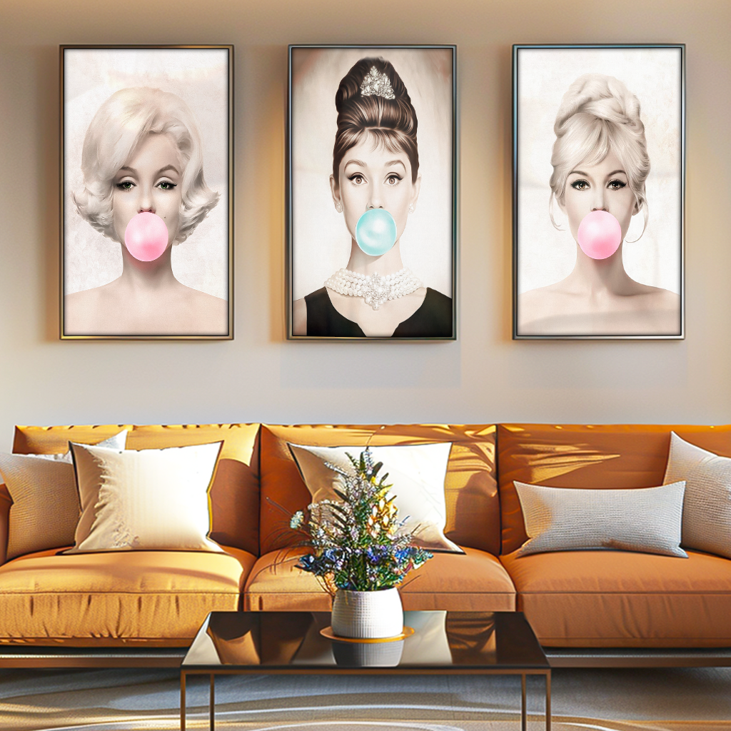 3 Pieces Women 40s V1477 Canvas