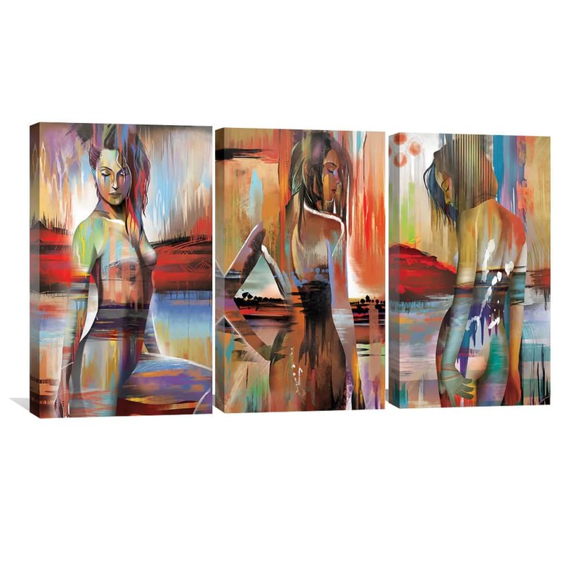 3 Pieces Women Horizon Canvas