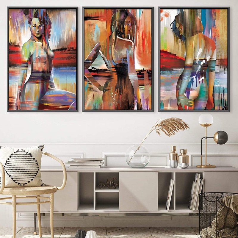 3 Pieces Women Horizon Canvas