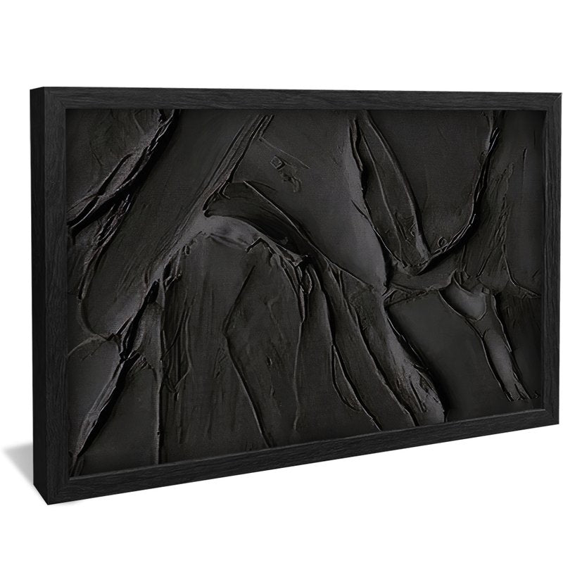 3d Black Canvas