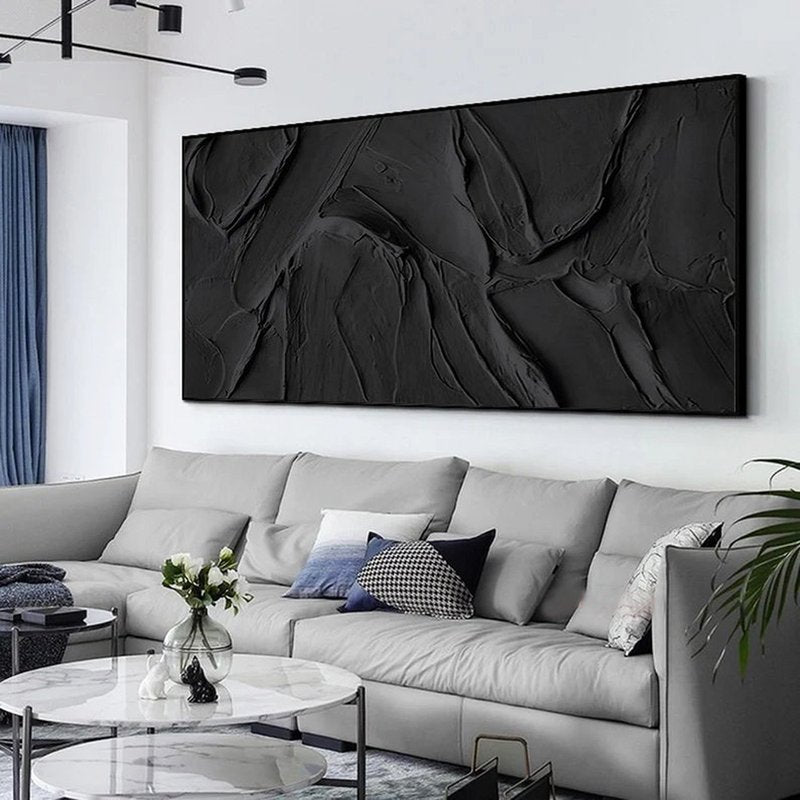 3d Black Canvas