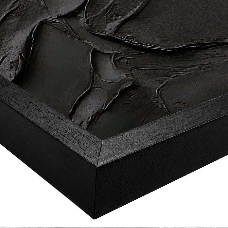 3d Black Canvas