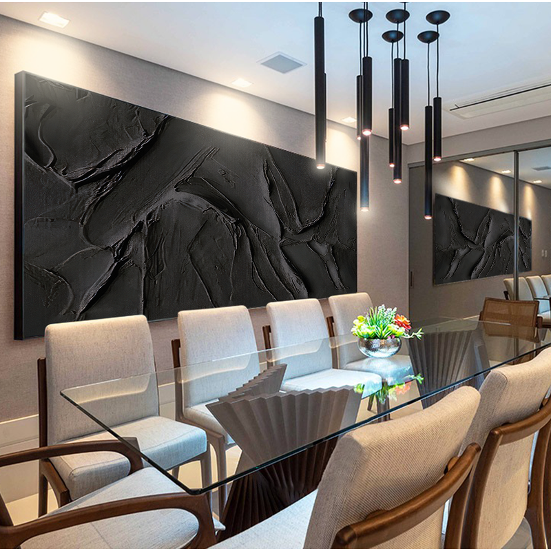 3d Black Canvas
