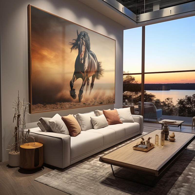 802 Corridor Horse Canvas