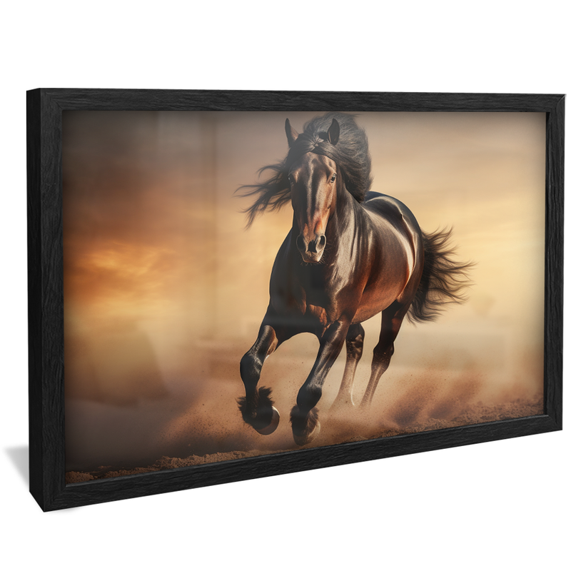 802 Corridor Horse Canvas