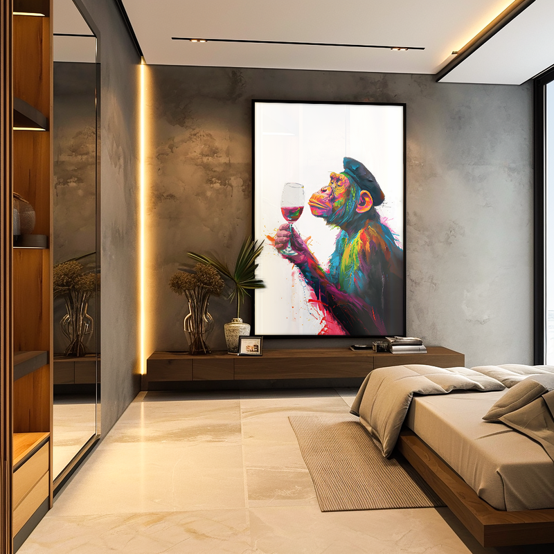 Toast Monkey V1262 Canvas