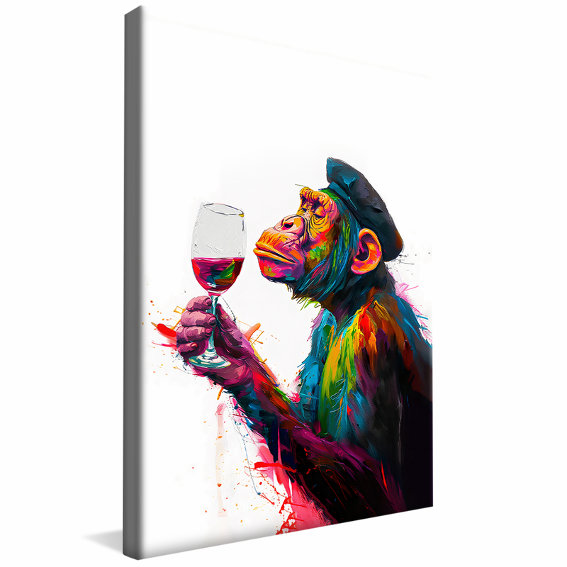 Toast Monkey V1262 Canvas