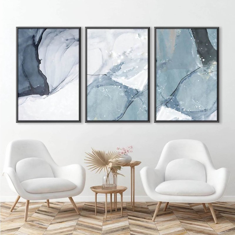 Abstract 3 -screens Canvas
