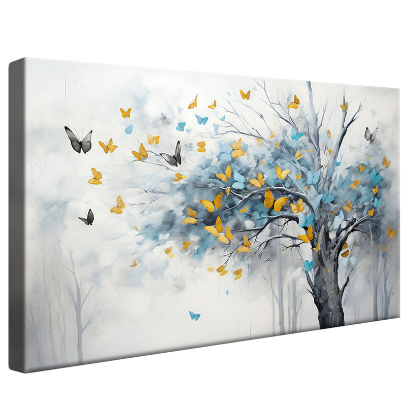 Abstract Butterfly and Tree V910 Canvas