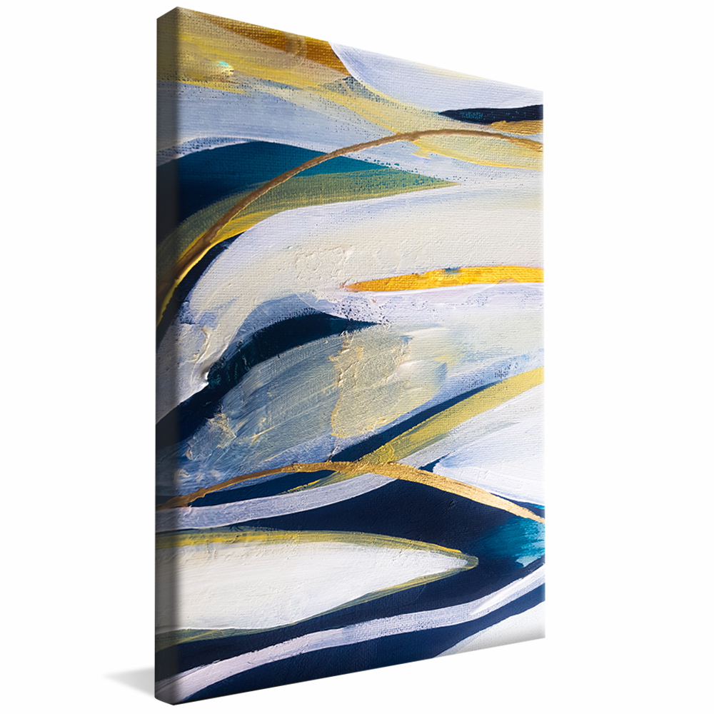 Abstract Colors Painting Effect V822 Canvas