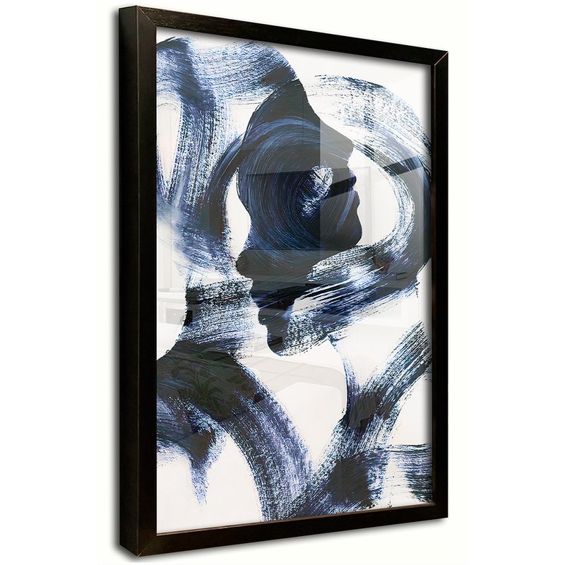 Abstract Couple Painting Canvas