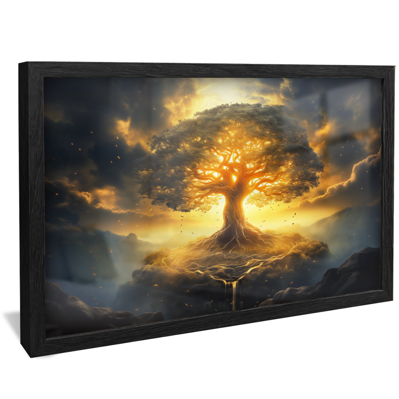 Abstract Divine Tree V934 Canvas