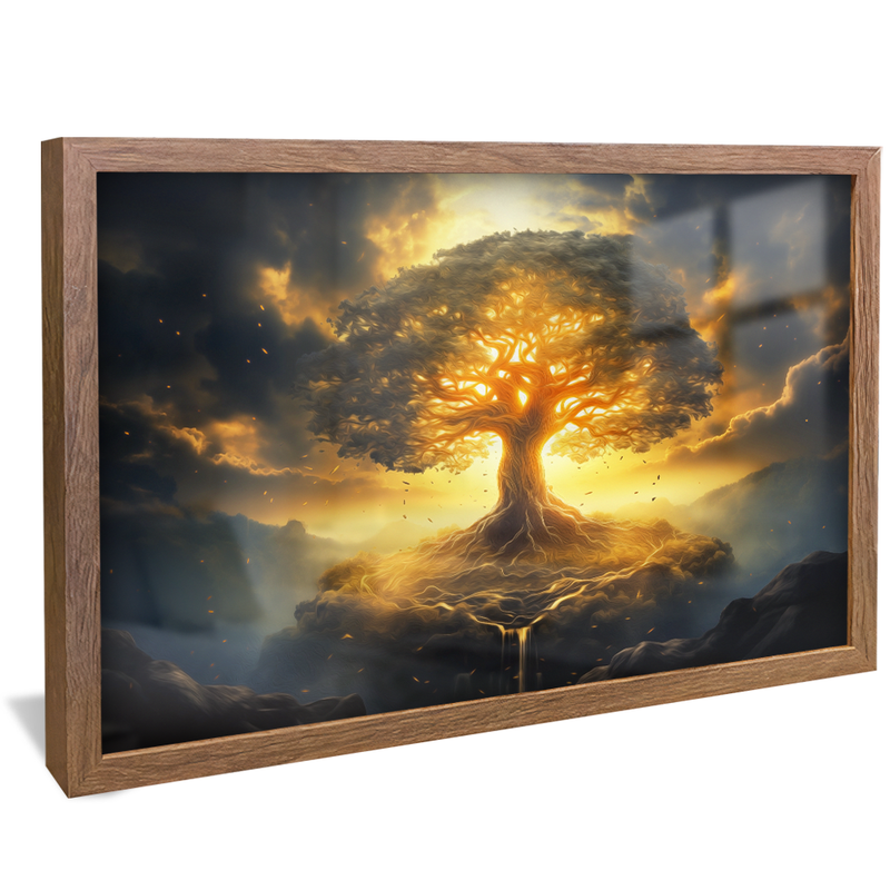 Abstract Divine Tree V934 Canvas