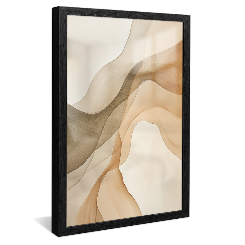 Abstract Earthy Tones V1299 Canvas