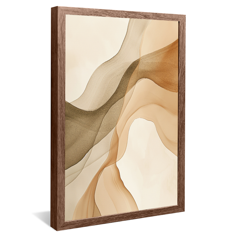 Abstract Earthy Tones V1299 Canvas