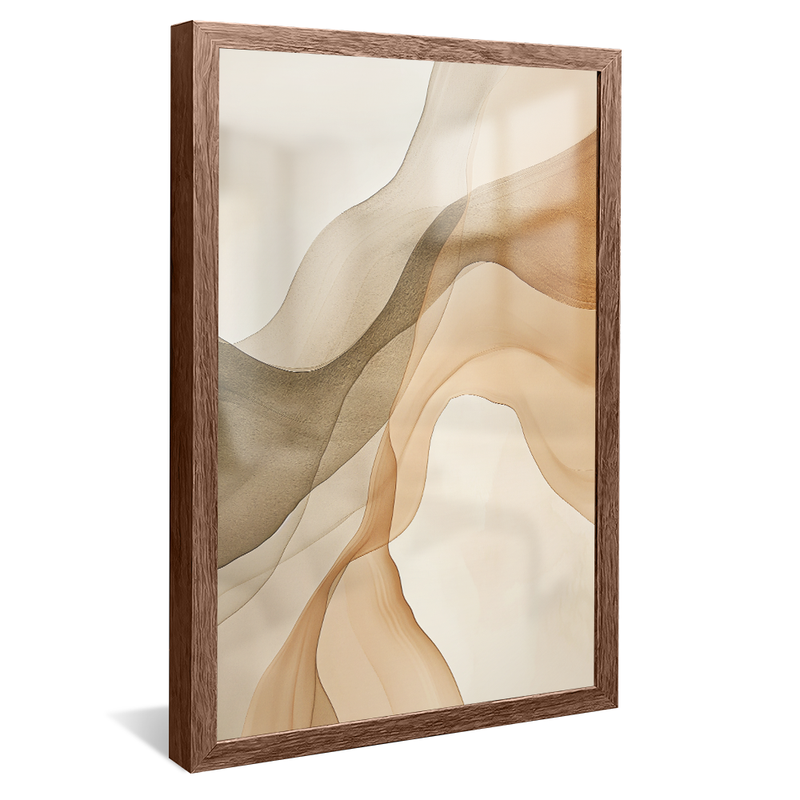 Abstract Earthy Tones V1299 Canvas