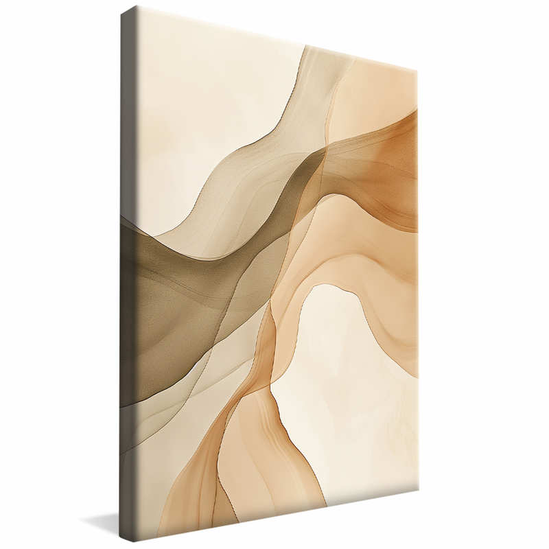 Abstract Earthy Tones V1299 Canvas