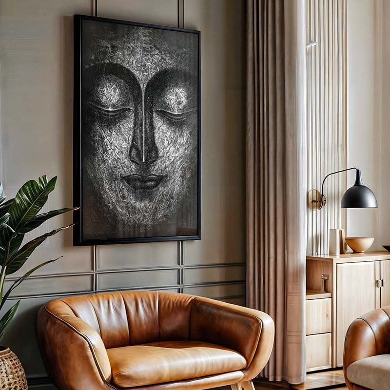 Abstract Face V1751 Canvas