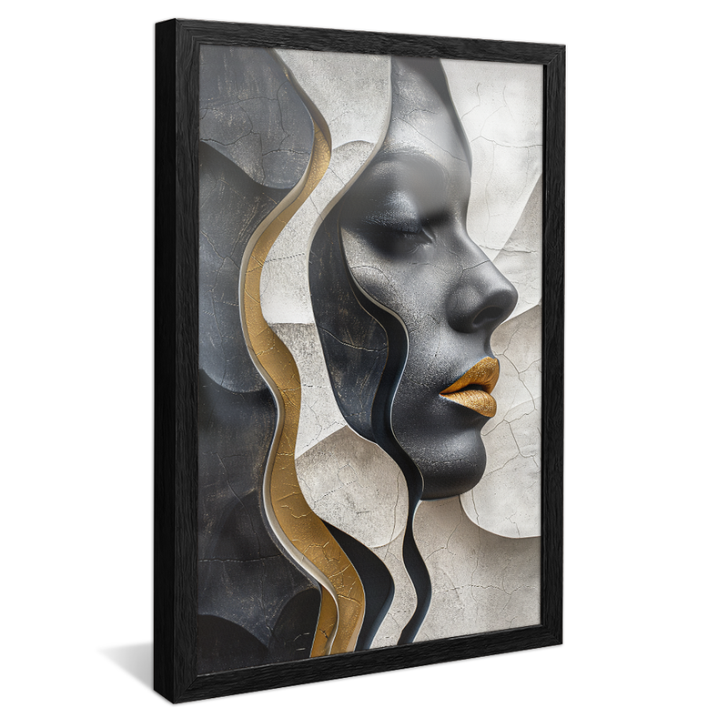 Abstract Female Face V1511 Canvas