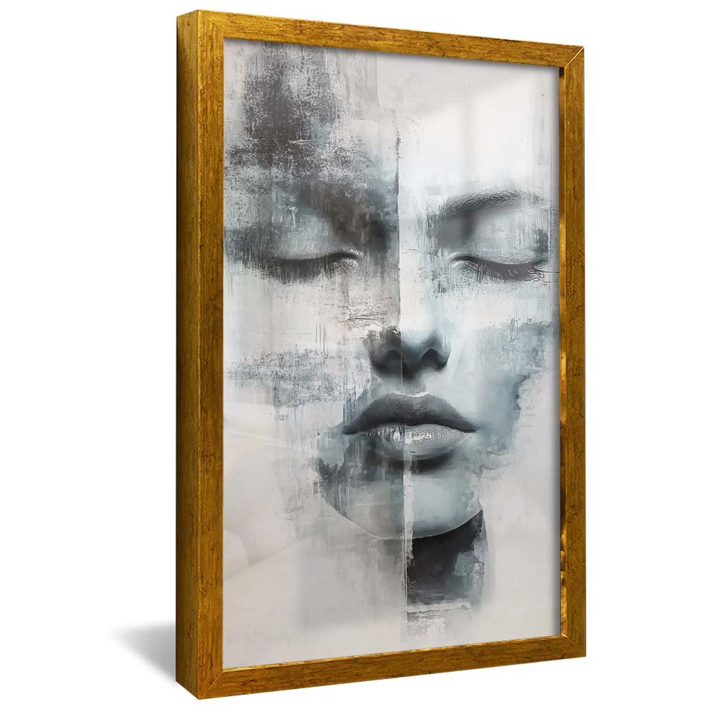 Abstract Female Face V2112 Canvas