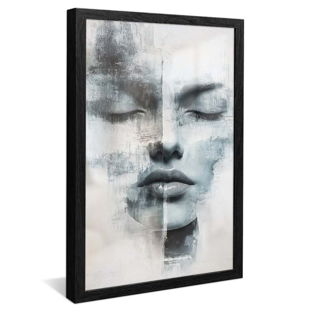 Abstract Female Face V2112 Canvas