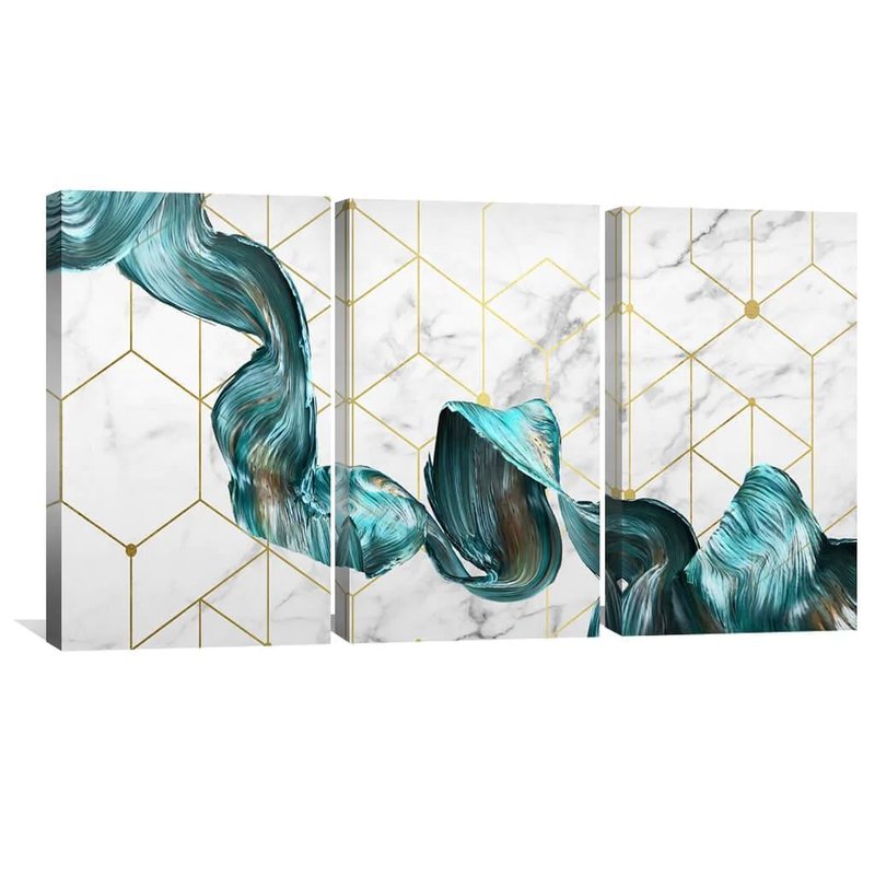 Abstract Geography 3 Screen Kit Canvas