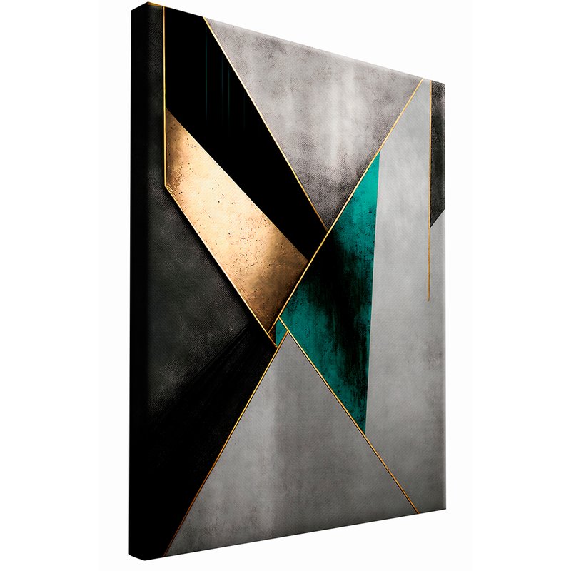 Abstract Geometric Luxury V45 Canvas